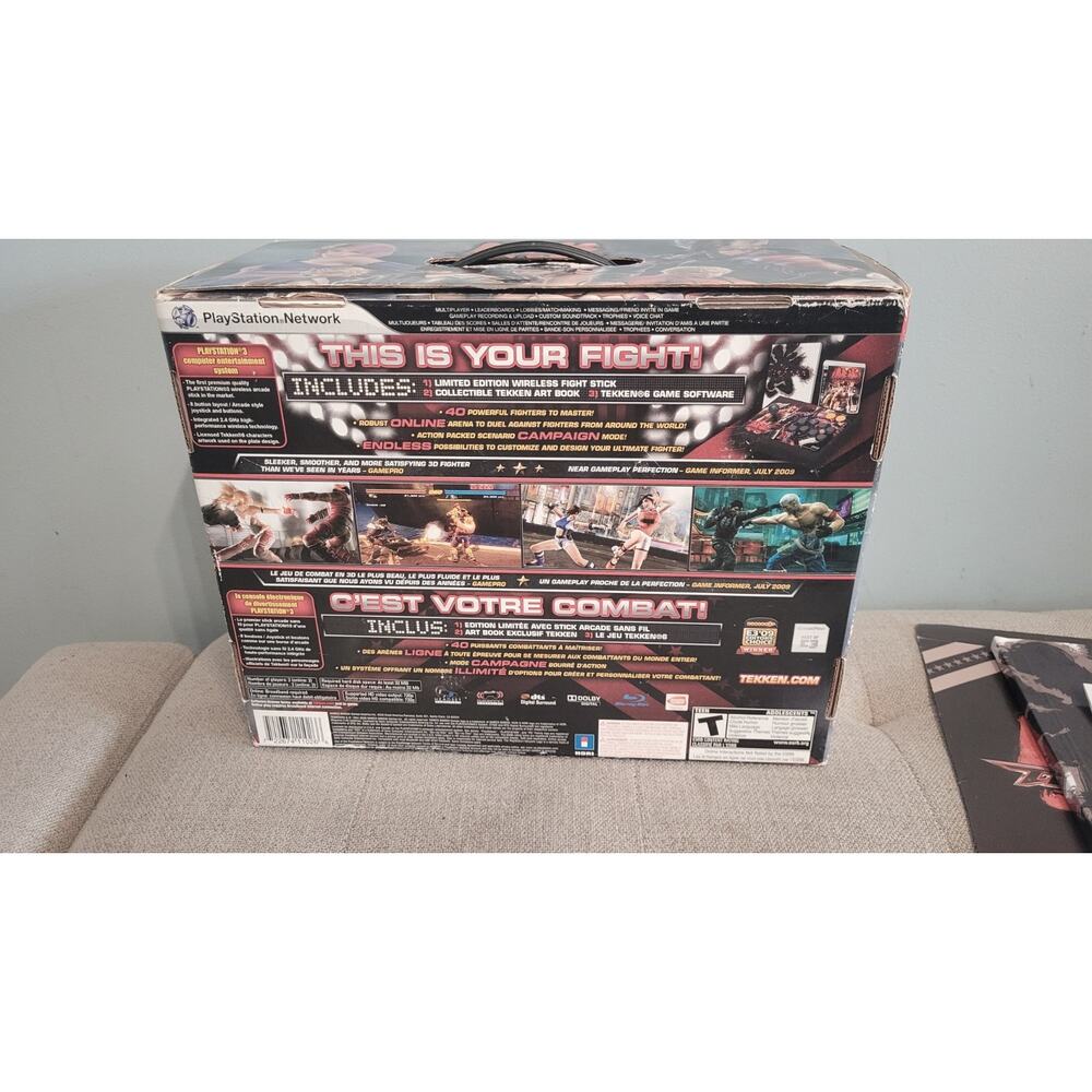 Tekken 6 PS3 - Hori Arcade Fight Stick Wireless Limited Edition MISSING GAME! - Picture 4 of 16